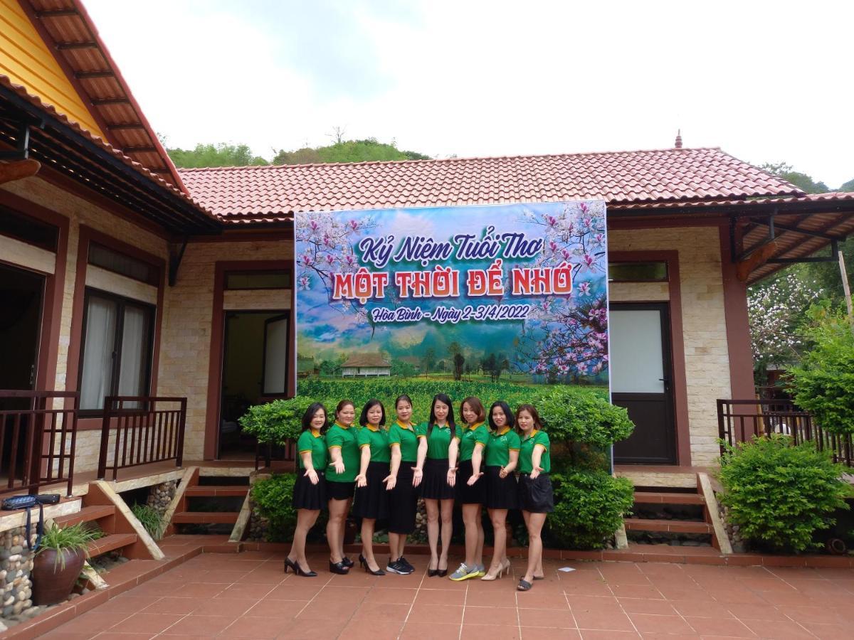 Mai Chau Xanh Bungalow Mai Châu Exterior foto